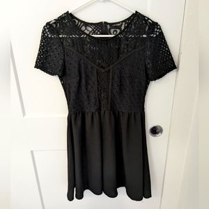 Black A-line Dress - Size S.